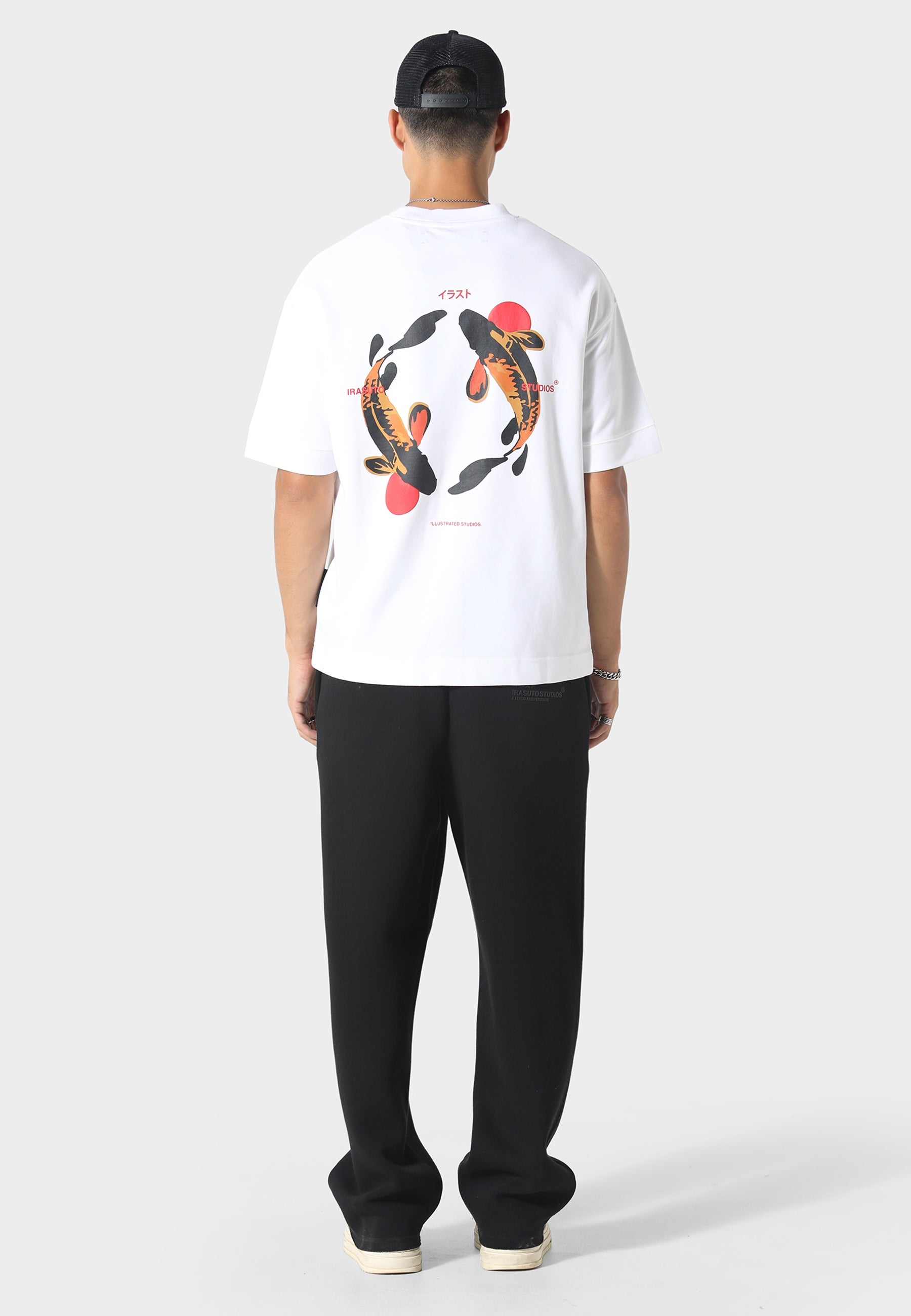 Irasuto Studios Koi White T-Shirt